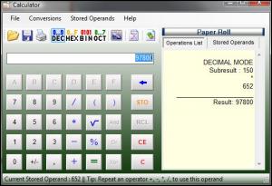 Calculator With Paper Roll 2.2.0.0 - náhled