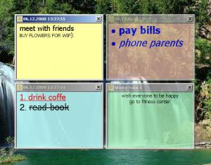 Sticky Notes Manager 1.01 - náhled