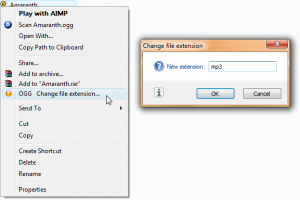 Change File Extension Shell Menu 2.8.6.0 - náhled