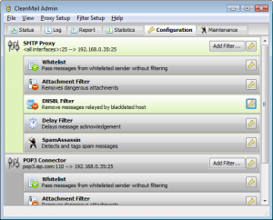 CleanMail Server 5.3.3.1 - náhled