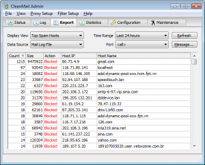 CleanMail Server 5.3.3.1 - náhled