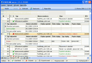 Hlavní okno aplikace - náhled