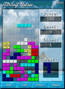 Tetris - náhled