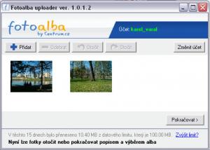 Fotoalba nahrávač 1.0.1.5 - náhled