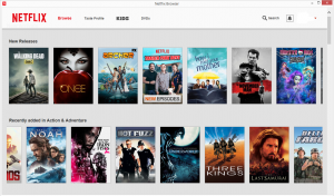 Netflix Browser 1.13 - náhled