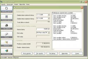 Pracovní plocha programu - náhled
