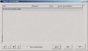 Solway's Task Scheduler 1.2 - náhled