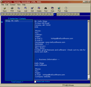 Contact1 2.50 - náhled