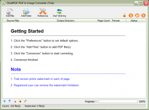 ChiefPDF PDF to Image Converter 2.0 - náhled