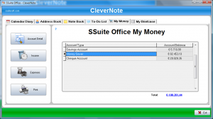 SSuite Office - CleverNote PIM Portable 2.4 - náhled