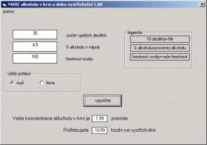 Alkohol tester 1.0 - náhled