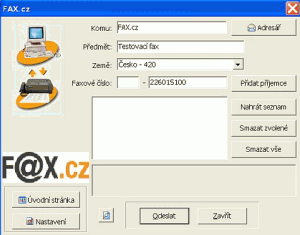 InternetFax - náhled