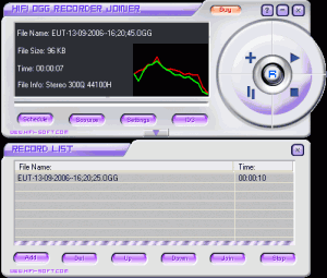 HiFi OGG recorder joiner 1.10 - náhled