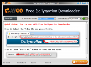 AVGO Free Dailymotion Downloader 1.9.2 - náhled