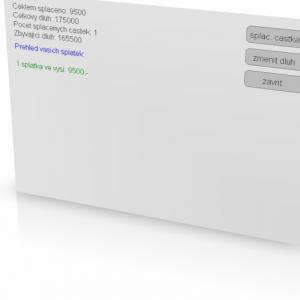 Splátkový Kalendář 1.0 - náhled