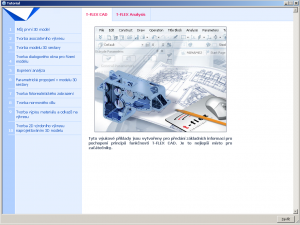 Český tutoriál T-Flex CAD, analýza 15 - náhled