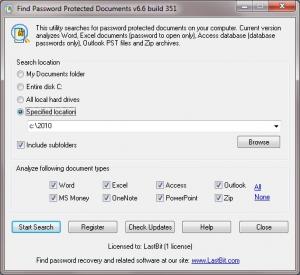 Find Password Protected Documents 6.6.352 - náhled