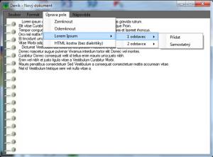 Deník 1.0.0.0 - náhled