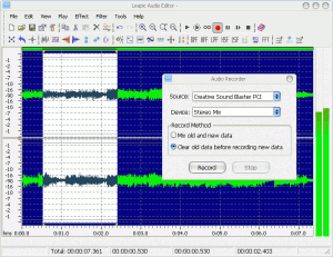 Leapic Audio Editor 4.0 - náhled