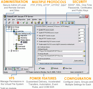 Secure FTP Server 3.3 - náhled