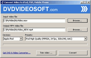 Free Video to iPod Converter 2.2 - náhled