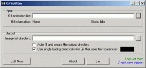 GifSplitter 2.0 - náhled
