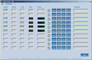 FinishTime Lite 1.0 - náhled