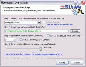 Universal USB Installer 2.0.2.0 instal