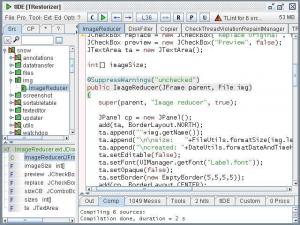 tIDE java IDE 2.65b - náhled