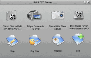 Quick DVD Creator 3.00 - náhled