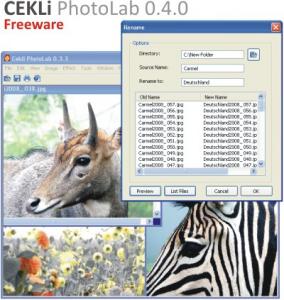 CEKLi PhotoLab 0.4.0 - náhled