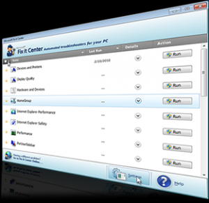 Microsoft Fix it Center 1.0.90.0 - náhled