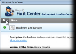 Microsoft Fix it Center 1.0.90.0 - náhled