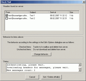Oceantiger Mail 2.0 - náhled