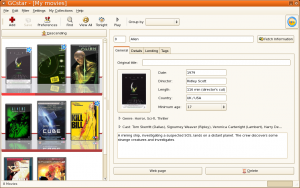 GCstar 1.6.1 - náhled