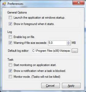 Task Blocker Portable 1.2 - náhled