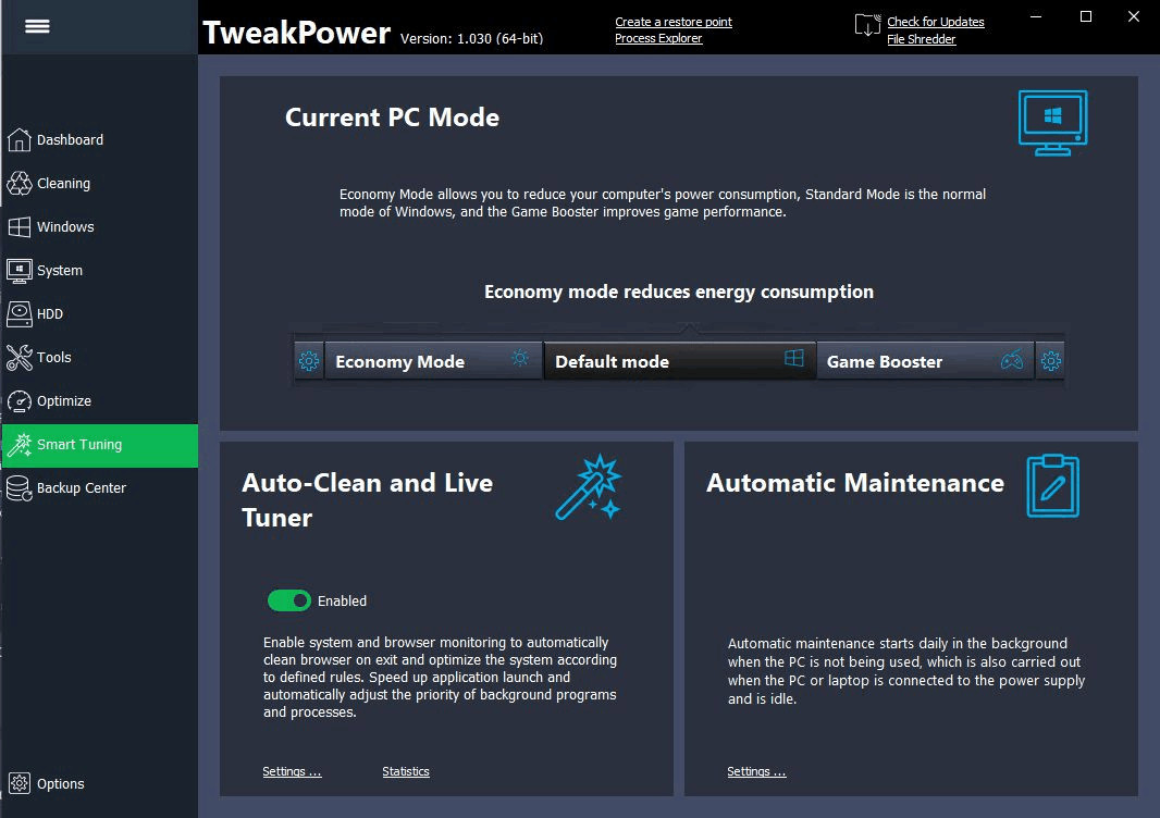 TweakPower 2.041 instal