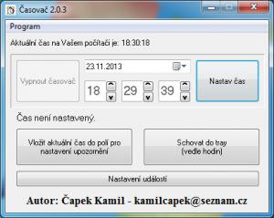 Časovač 2.0.4 - náhled