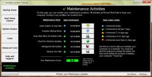 Complete System Tuneup 2.1.0.3 - náhled