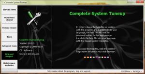 Complete System Tuneup 2.1.0.3 - náhled