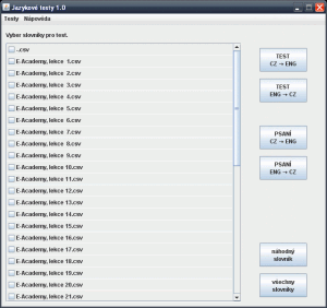 Jazykové testy 1.1 - náhled