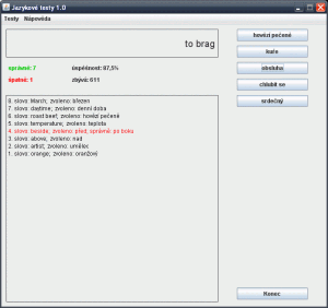 Jazykové testy 1.1 - náhled