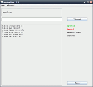 Jazykové testy 1.1 - náhled