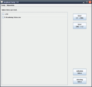 Jazykové testy 1.1 - náhled