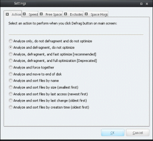 WinUtilities Free Disk Defragmenter 1.4 - náhled