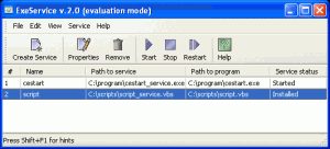 Exe To Service 3.3 - náhled