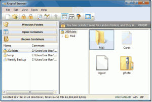 Kryptel 7.12 - náhled