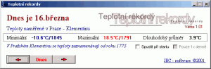Teplotní rekordy - náhled