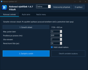 Scrolling Capture - náhled