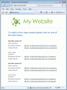 BroadCam Video Streaming Software 2.24 - náhled